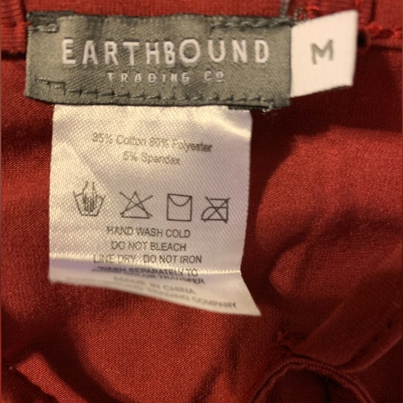 NWOT Earthbound Trading Co. Ladder Cross V Neck Bralette - Picture 3 of 3